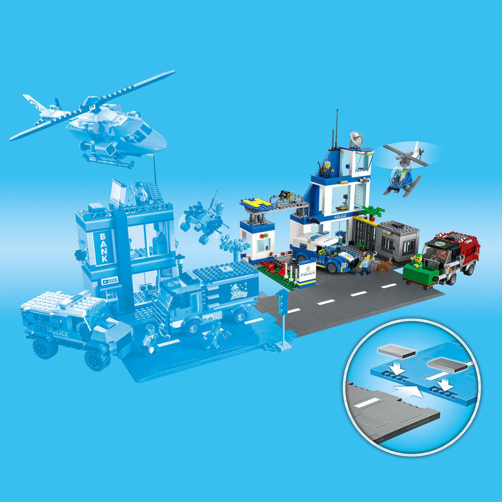 LEGO City Police Station 60316 Building Kit (668 P