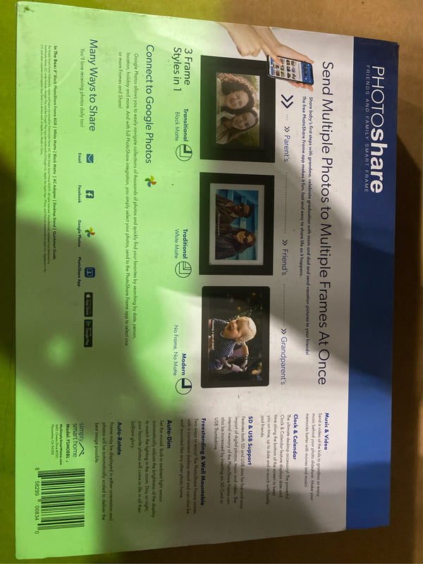 8 in. PhotoShare Social Network Frame - L8 - 198