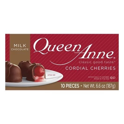 Queen Anne Christmas Milk Chocolate Cordial Cherries - 6.6oz (Qty: 3) - C72