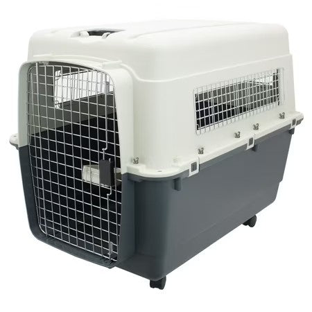 SportPet Designs Airline Approved Plastic Dog Kennel with Wheels, XX-Large - A5 - 435