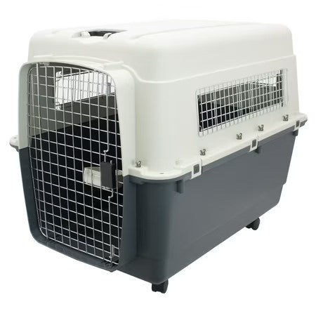 SportPet Designs Airline Approved Plastic Dog Kennel with Wheels, XXX-Large - H9 - 1931