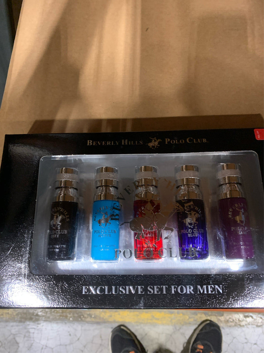 Beverly Hills Polo Club 5 Piece Mini Gift Set Exclusive for Men, EDT Eau De Toilette 5 Mini 0.5oz Bottles -B5-1104 -K2-1406 -K2-1408