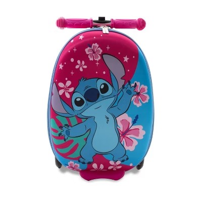 Disney Kids' Hardside Carry On Scooter Suitcase - Lilo & Stitch 307