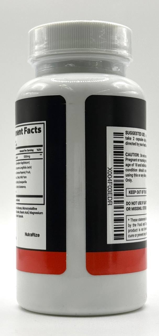 NutraRize Alpha Force Capsules, All Natural Pills to Support Energy and Performance, Nutritional Formula for Overall Health, Official Review (60 Capsules) - G13 - 1788