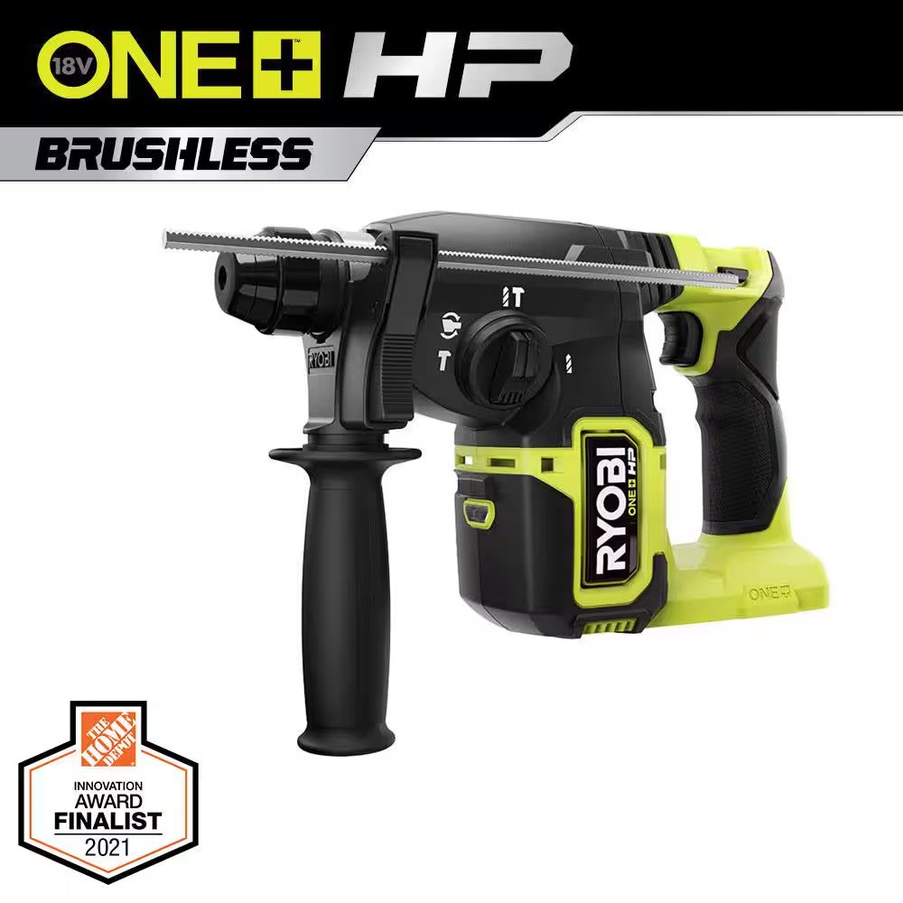 ONE+ HP 18V Brushless Cordless 1 in. SDS-Plus Rotary Hammer Drill (Tool Only) - 1443