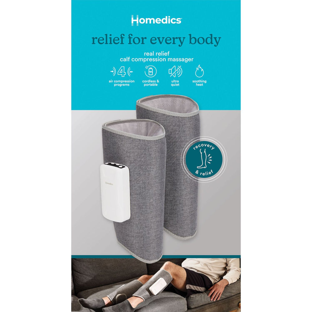 HoMedics Real Relief Calf Compression Massagers - C1 - 1251 -F6-1702