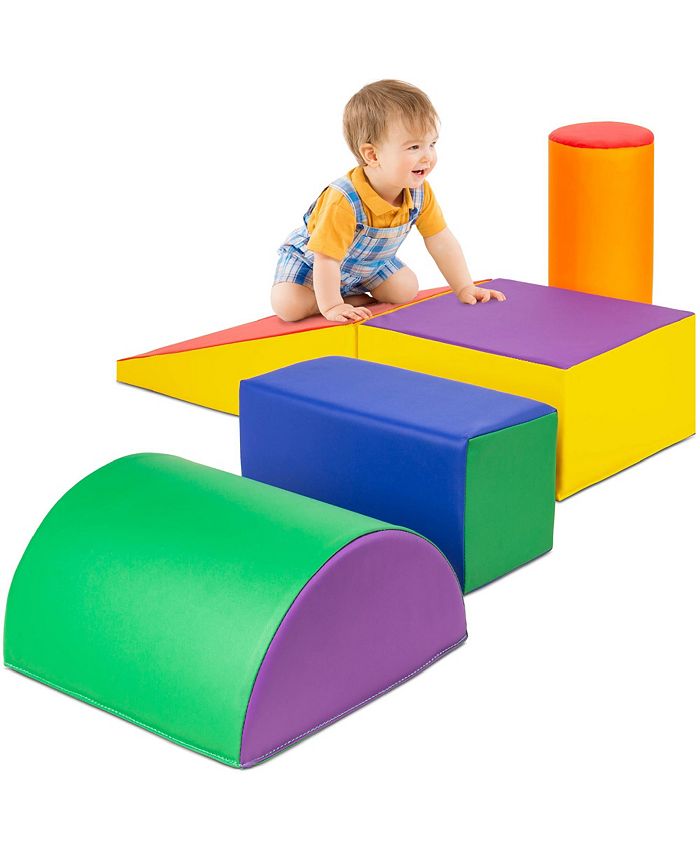 Best Choice 5-Pc Kids Soft Foam Climbing Playset — F113
