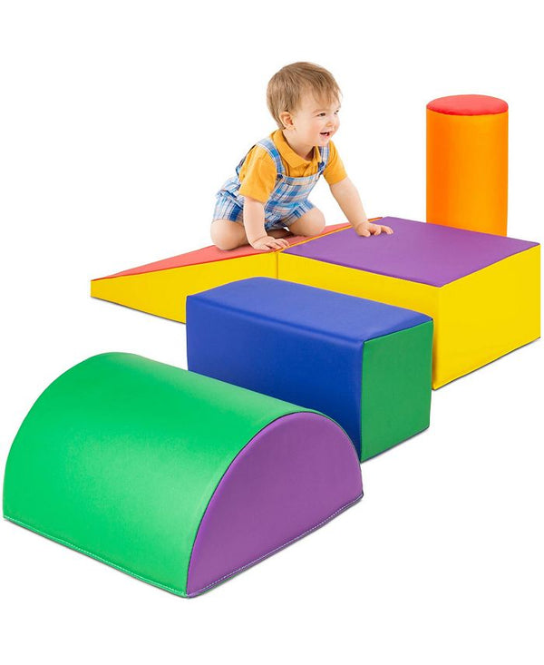 Best Choice 5-Pc Kids Soft Foam Climbing Playset — F113