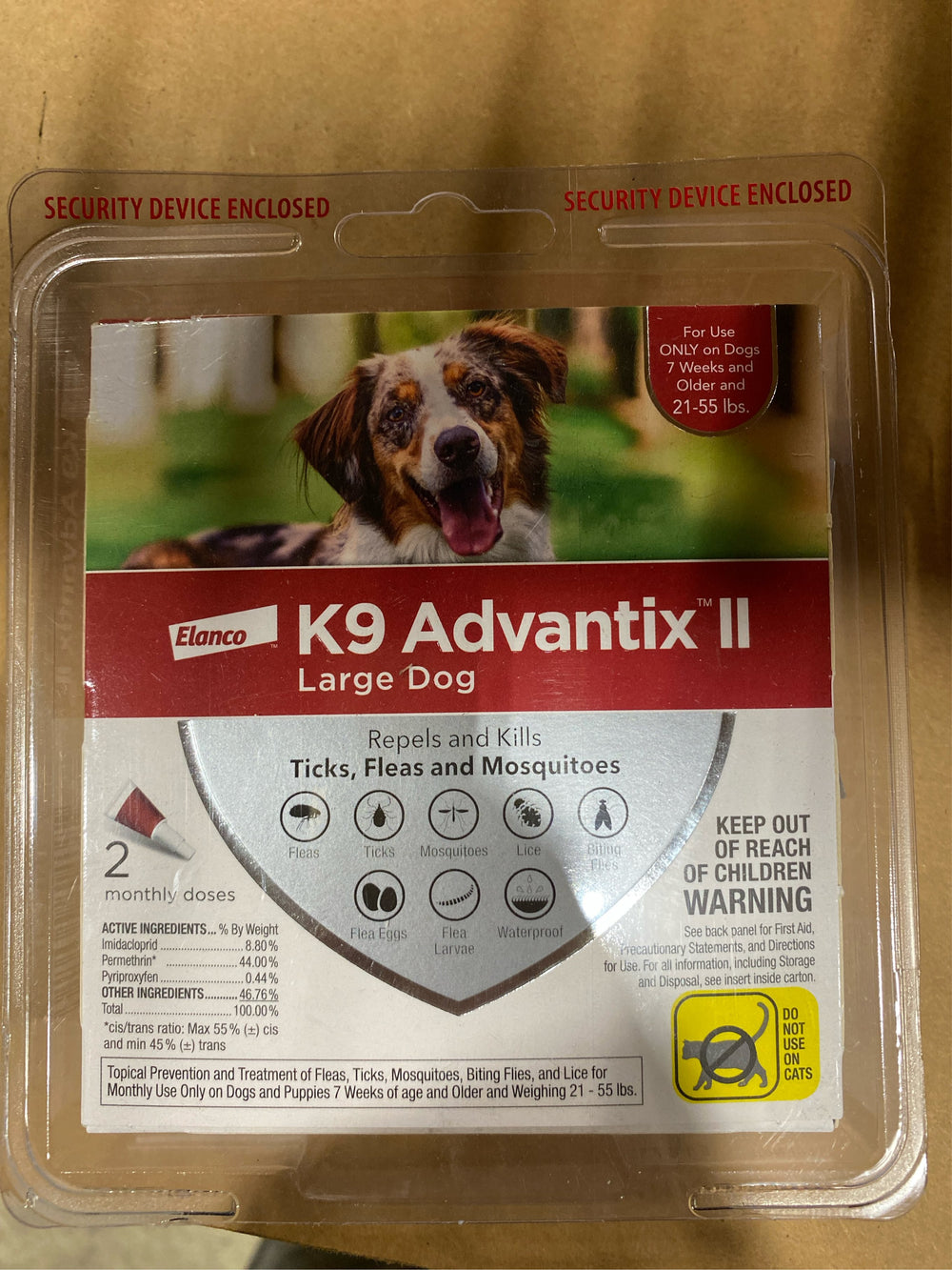 Elanco K9 Advantix II Liquid Flea and Tick Treatment (Pet Size: Large) - B13 - 1311