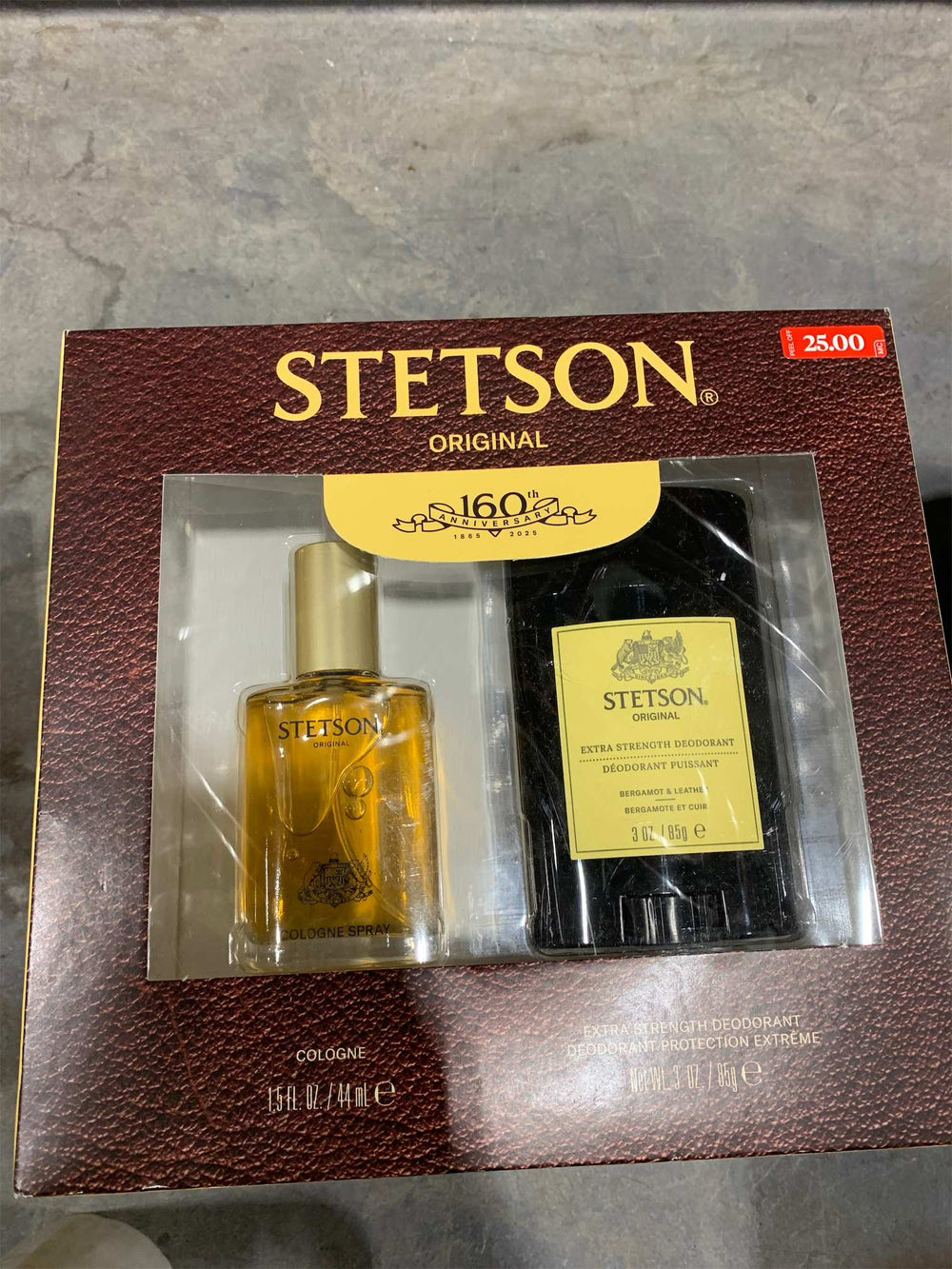 Stetson Original - Personal Care Kit- Cologne & Extra Strength Deodorant for Men - Classic, Woody and Masculine Aroma with Fragrance Notes of Citrus, Patchouli, and Tonka Bean -K10-0565