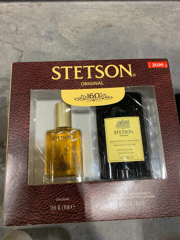 Stetson Original - Personal Care Kit- Cologne & Extra Strength Deodorant for Men - Classic, Woody and Masculine Aroma with Fragrance Notes of Citrus, Patchouli, and Tonka Bean -K10-0565