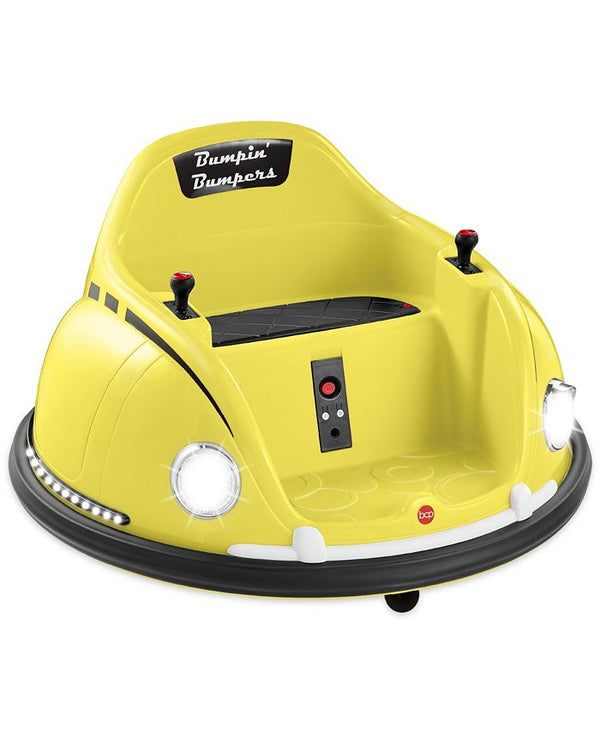 Best Choice 6V Kids Bumper Car w/ Remote & Lights — Yellow — F111