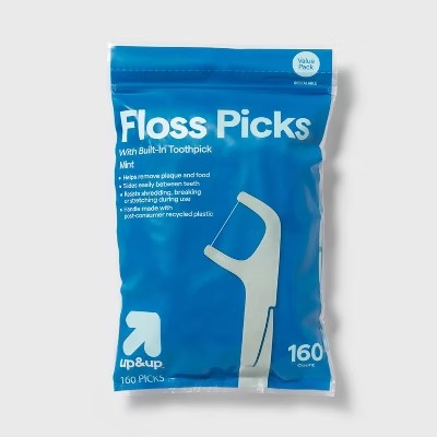 Floss Picks Mint - 160ct - up&up  -G11-1883 -G11-1884 -G11-1885