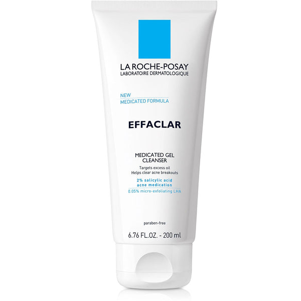 La Roche-Posay Effaclar Medicated Gel Face Cleanser, 6.76 OZ -F3-0717 -F6-0828 -B13-1323 -B13-1324