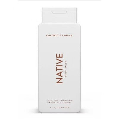 Native Coconut & Vanilla Body Wash for Women - 18oz - 431
