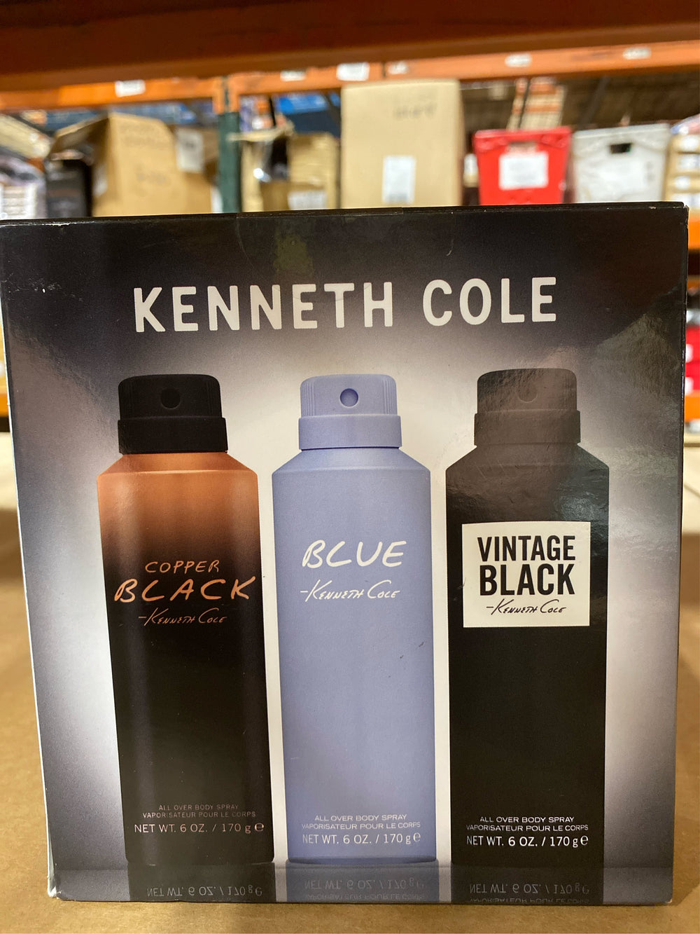Kenneth Cole Mens 3 Pk Body Sprays - L9 - 485
