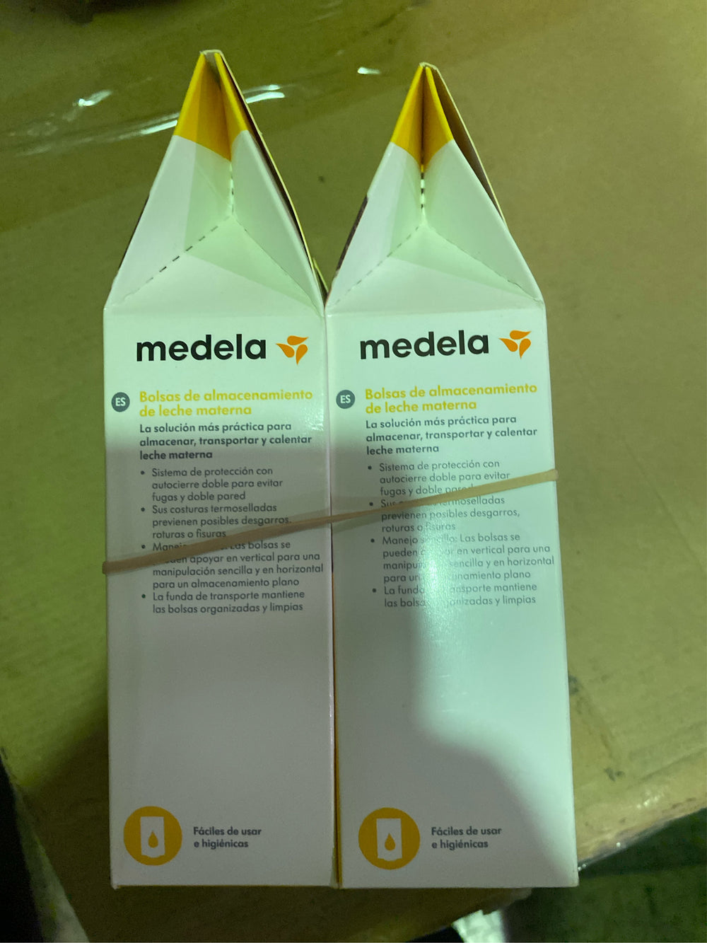 (Lot of 2) Medela Breast Milk Storage Bags, 6oz/180ml, Clear with Measurements, 68060, 25 Count - C5 - 387