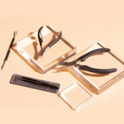 Japonesque Toenail Clipper & Cuticle Pusher Soft Touch Manicure Kit - G12 - 1125