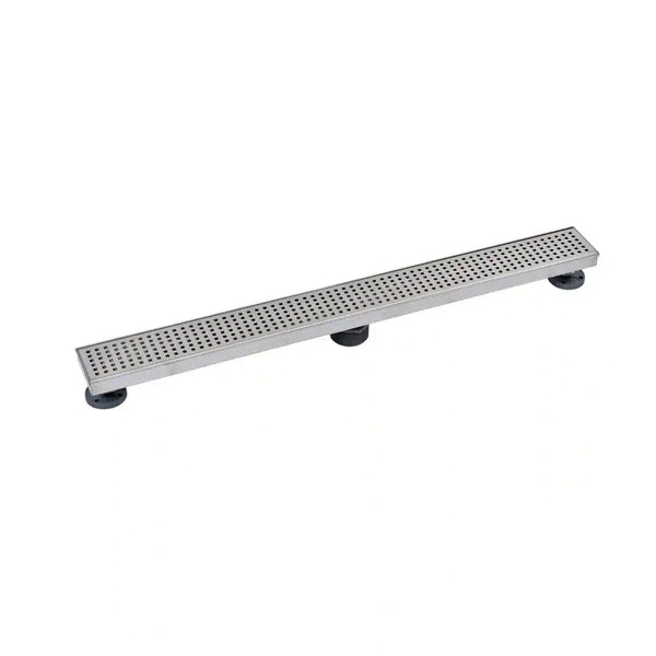 Designline 32 in. Stainless Steel Linear Shower Drain with Square Pattern Drain Cover 274