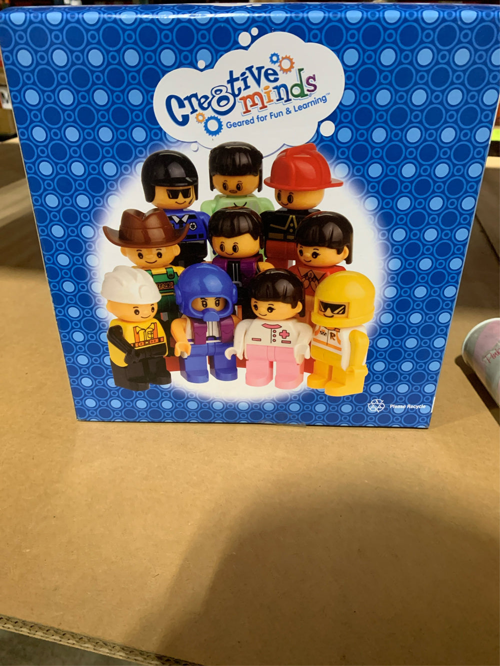 Cre8tive Minds People for Preschool Sized Building Blocks, Set of 20 -E10-0148
