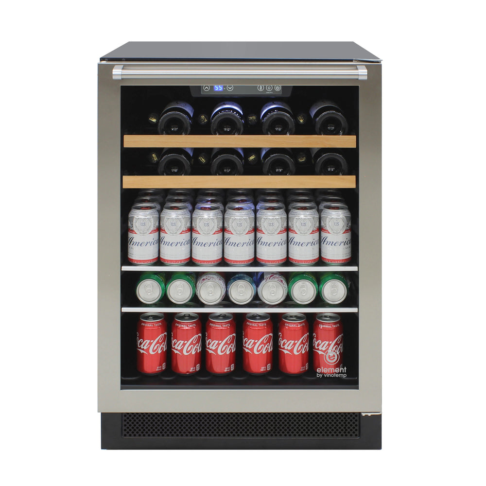 Vinotemp 16-Bottle Built-In Stainless Steel Wine Cooler – B11 Appears New