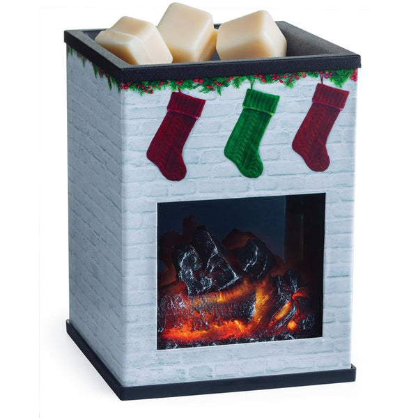 Holiday Fireplace Illumination Fragrance Warmer -F10-0139