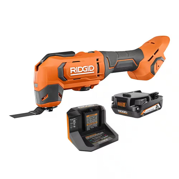 18V Cordless Oscillating Multi-Tool with 2.0 Ah Battery and Charger 895