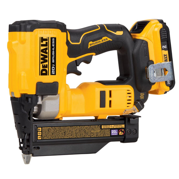 DeWalt 20V MAX ATOMIC 23 Ga. Cordless Compact Pin Nailer Kit (Battery & Charger) 20 V 844