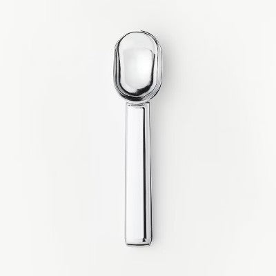Ice Cream Scoop Silver - Figmint : Zinc Alloy, Dishwasher-Safe, 7.6" Length, 5.05" Handle, Figmint Kitchen Tool - 995