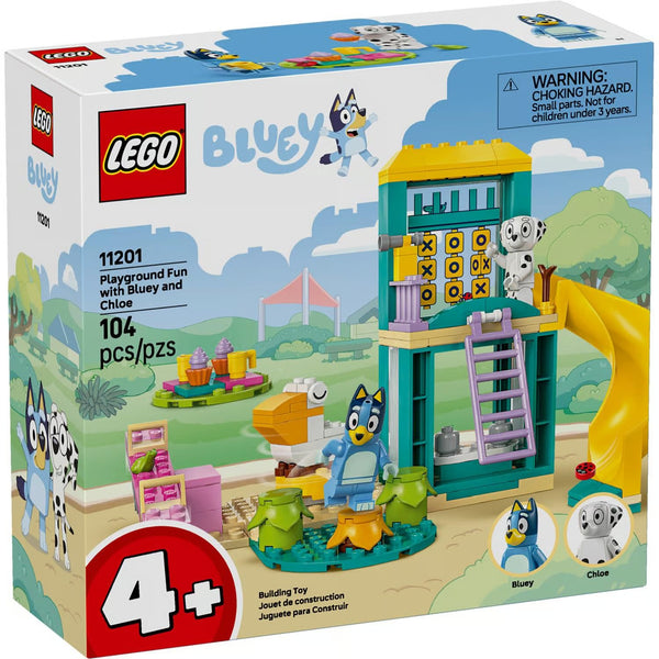LEGO Bluey Playground Fun with Bluey and Chloe Building Set Multi 104 pc -F7-0092