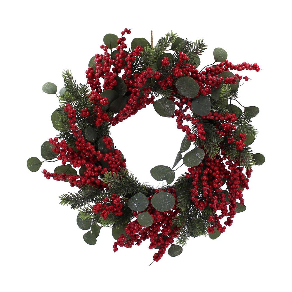 St. Nicholas Square  Artificial Red Berry & Greene