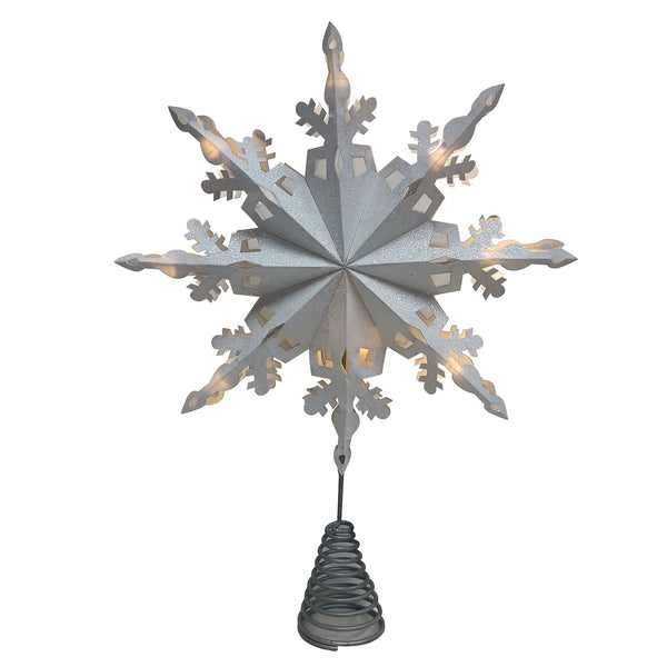 St. Nicholas Square  LED Paper Snowflake Tree Topp