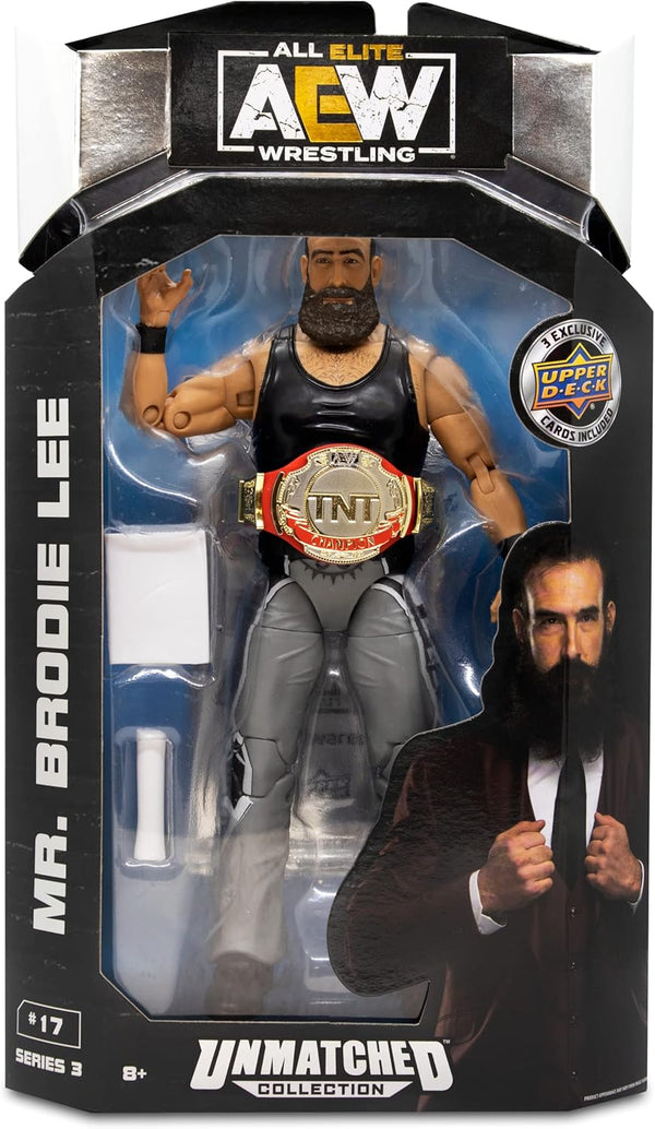 All Elite Wrestling - 6-Inch Brodie Lee Figure with Accessories - Unmatched Collection Series 3 1367