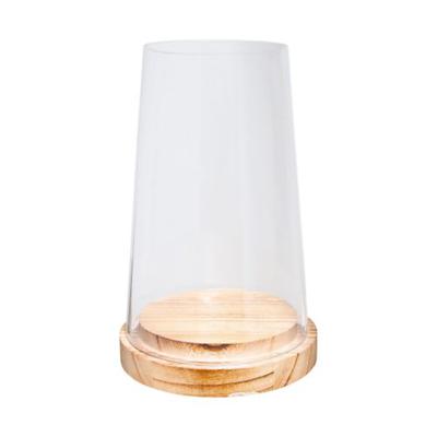 Home Essentials and Beyond Candleholders - Clear Glass Large Hurricane -L11-0568