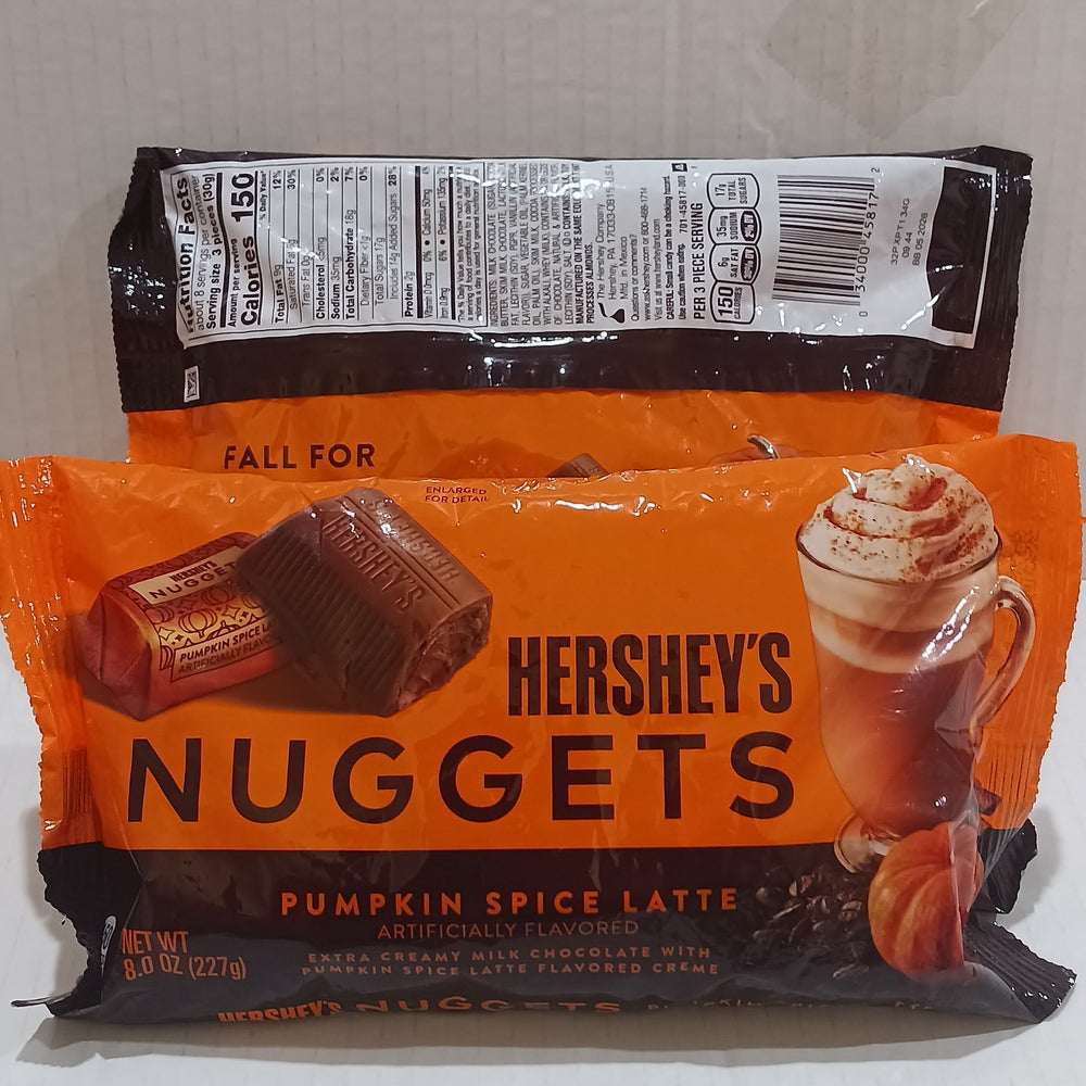 Hershey S Nuggets Pumpkin Spice Latte Flavored Halloween Candy Bag 8 Oz (Qty: 10) X28