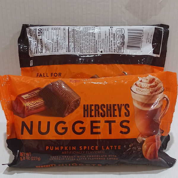 Hershey S Nuggets Pumpkin Spice Latte Flavored Halloween Candy Bag 8 Oz (Qty: 10) X25