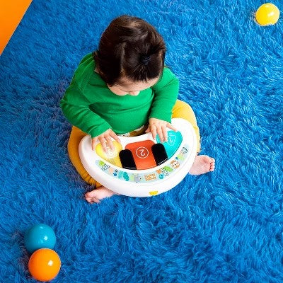 Bright Starts Tiny Trek 2-in-1 Baby Activity Walker - Jungle Vines 1752