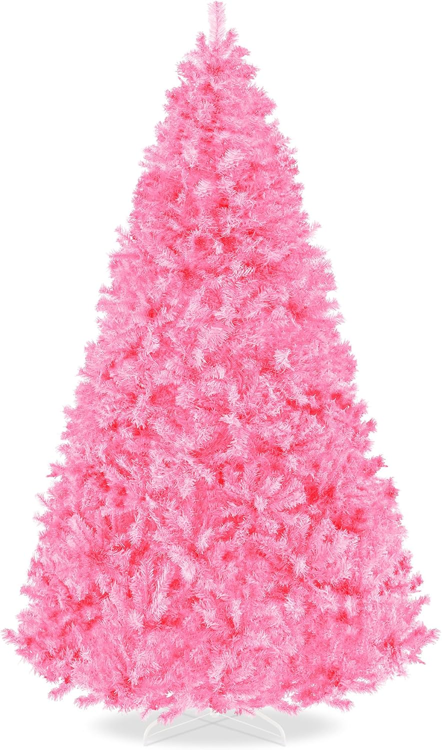 9ft Premium Unlit Artificial Pine Christmas Tree — Pink — H22