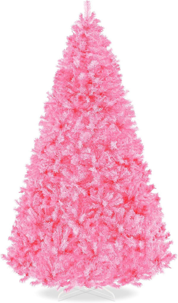 9ft Premium Unlit Artificial Pine Christmas Tree — Pink — H22