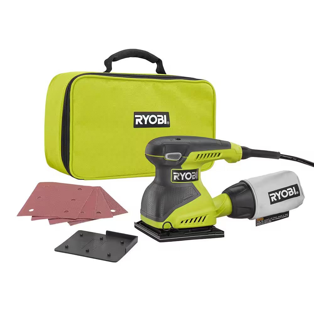 RYOBI 2 Amp Corded 1/4 Sheet Sander - 1661