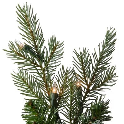National Tree Co. Nordic Spruce Entrance 4 Foot Pre-Lit Spruce Christmas Tree - H8 - 1147