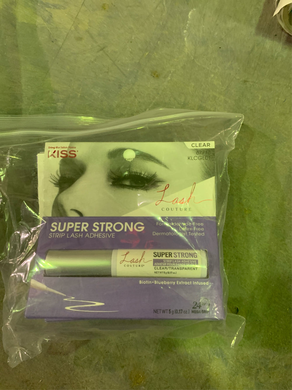 KISS Products Lash Couture Super Strong False Eyelashes Adhesive - Clear - 0.17oz -B5-0479