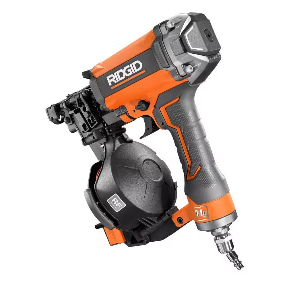 RIDGID Pneumatic 15 Deg. 1-3/4 in. Coil Roofing Nailer - K278 - Tested and working