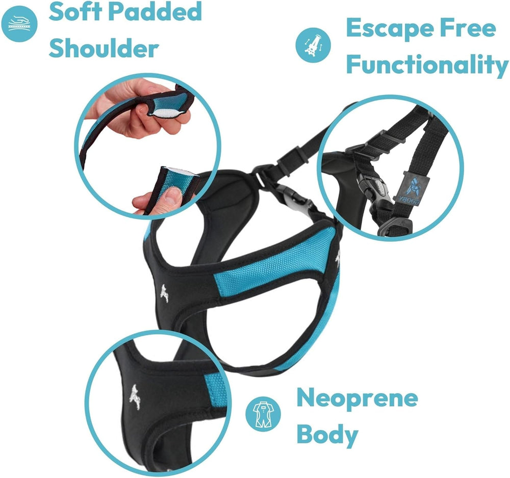 Gooby Escape Free Easy Fit Harness - Hot Pink, X-Small - No Pull Step-in Patented Small Dog Harness with Quick Release Buckle - Perfect On The Go No Pull Harness for Small Dogs - F6 - 914