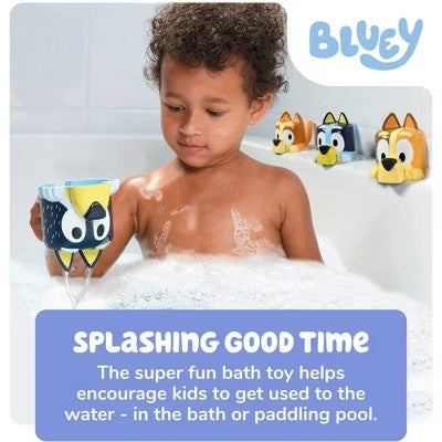 Tomy Bluey Family Pourers - Nesting, Stacking Cups Bath Toy -E8-0085