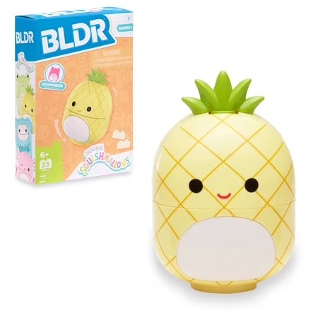 BLDR Squishmallows Squishbrik Series 1 Figure Pack Maui the Pineapple -K10-0563