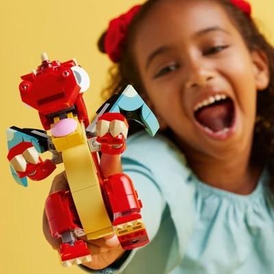 LEGO Creator 3 in 1 Red Dragon 3 in 1 Animal Toy Set 31145 -K11-1672