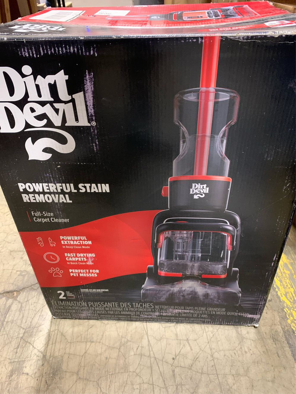 Dirt Devil Upright Carpet Cleaner, FD50310, New 1 Unit -M3-0587
