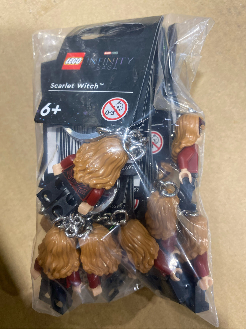 (Lot of 10) LEGO Scarlet Witch Key Chain - B8 - 549