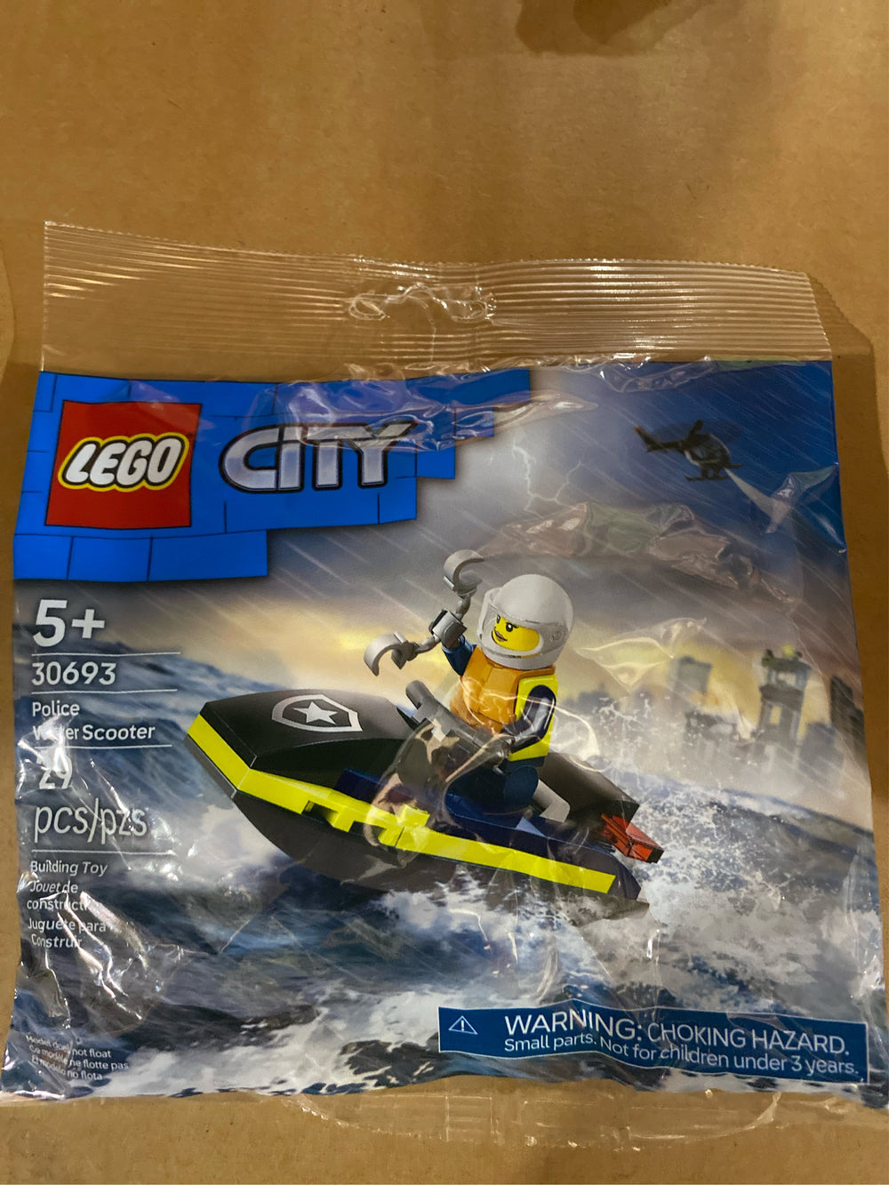 LEGO City Police Water Scooter Building Toy - Includes Police Office Minifigure - G12 - 273